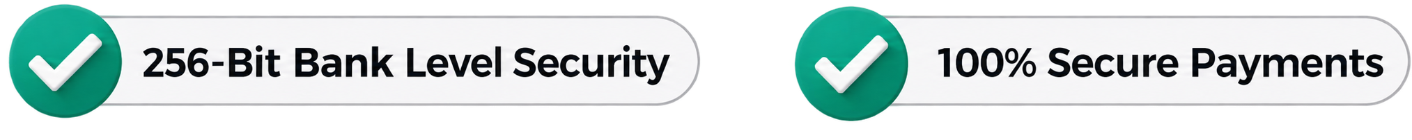 Secure payment badges